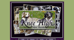 Desktop Screenshot of kneehighminiaussies.com
